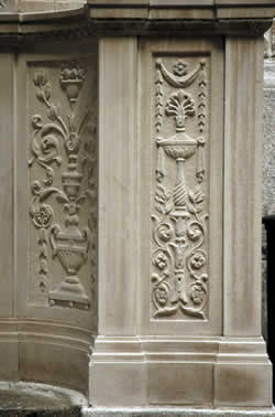 limestone detail carving