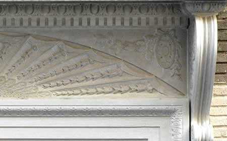 limestone frieze detail