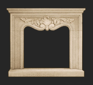 Louis XIV fireplace mantel