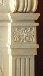 fireplace detail arts and crafts design